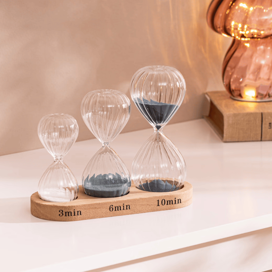 Glass Decorative Hourglass