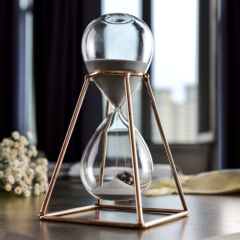 Metallic Decorative Hourglass